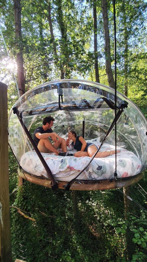 Les Bulles De La Maison Du Rocher Noisy-sur-Ecole エクステリア 写真