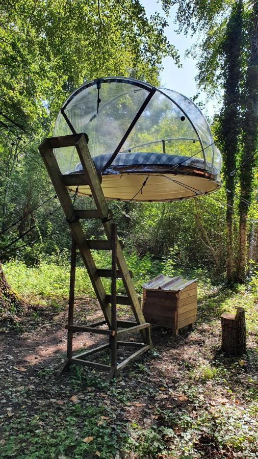 Les Bulles De La Maison Du Rocher Noisy-sur-Ecole エクステリア 写真